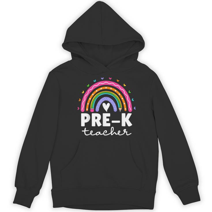 Pre-K Teacher Cute Pre Kindergarten For Teachers Rainbow For Men Women Kids Women's Hoodie, novelty gifts, funny gifts Pre-K Teacher Cute Pre Kindergarten For Teachers Rainbow For Men Women Kids Women's Hoodie, novelty gifts, funny gifts