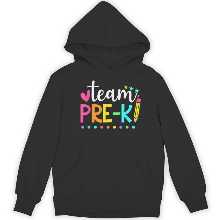 Pre-k Team Pencil Teacher Student Back To School Girls Women's Hoodie, novelty gifts, funny gifts Pre-k Team Pencil Teacher Student Back To School Girls Women's Hoodie, novelty gifts, funny gifts
