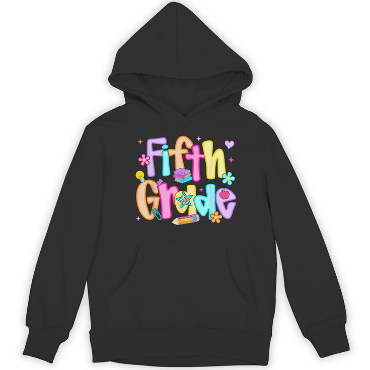 Preppy Fifth Grade Back To School 5th Grade Teacher Girl Boy Women's Hoodie, novelty gifts, funny gifts Preppy Fifth Grade Back To School 5th Grade Teacher Girl Boy Women's Hoodie, novelty gifts, funny gifts