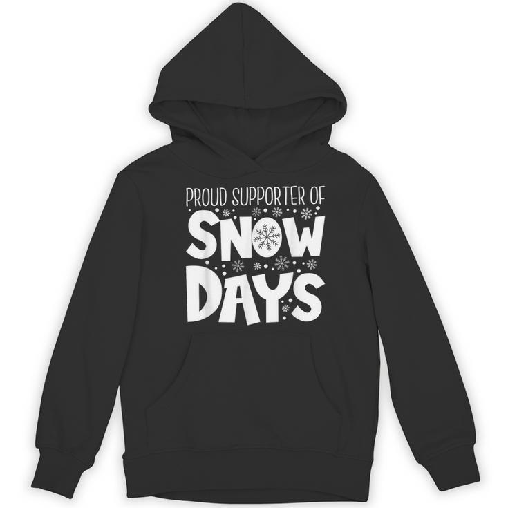 Proud Supporter Of Snow Days Teacher Christmas Men Women Women's Hoodie, novelty gifts, funny gifts