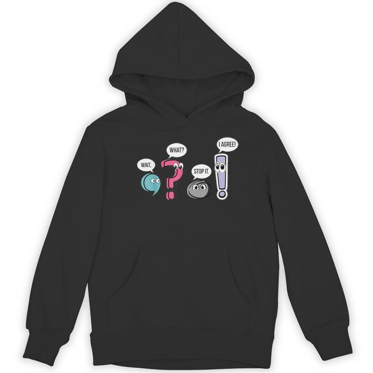 Punctuation English Teacher Wait What Stop It I Agree Women's Hoodie, novelty gifts, funny gifts Punctuation English Teacher Wait What Stop It I Agree Women's Hoodie, novelty gifts, funny gifts