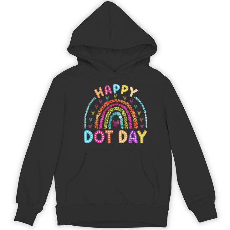 Rainbow Happy Dot Day Shirts Teacher Kids September 15th Women's Hoodie, novelty gifts, funny gifts Rainbow Happy Dot Day Shirts Teacher Kids September 15th Women's Hoodie, novelty gifts, funny gifts
