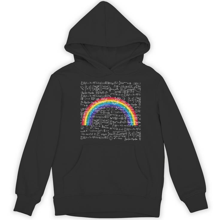 Rainbow Math Equation Teacher Nerd Retro LGBT Gay Pride Flag Women's Hoodie, novelty gifts, funny gifts