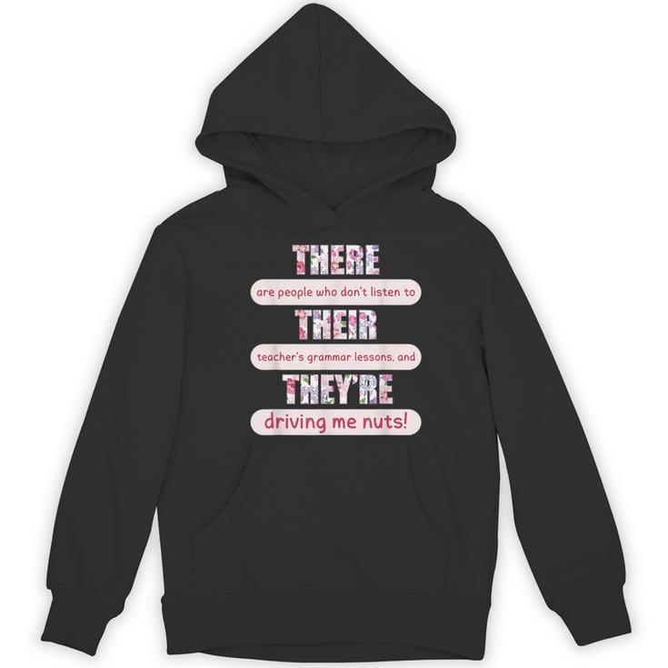 There Their They'Re Teacher English Grammar Police Women's Hoodie, novelty gifts, funny gifts There Their They'Re Teacher English Grammar Police Women's Hoodie, novelty gifts, funny gifts