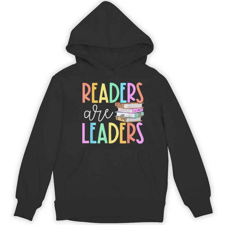 Readers Are Leaders Reading Book Lovers Teacher Women Kids Women's Hoodie, novelty gifts, funny gifts