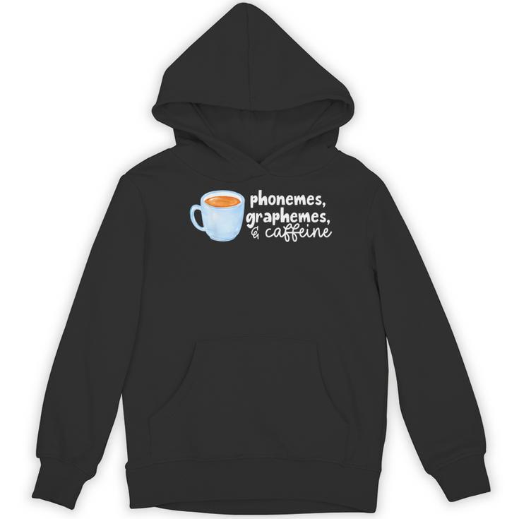 Reading Interventionist Specialist Teacher Phonemes Graphemes And Caffeine Reading Intervention -Adults Classic Fit Short Sleeve Women's Hoodie, novelty gifts, funny gifts Reading Interventionist Specialist Teacher Phonemes Graphemes And Caffeine Reading Intervention -Adults Classic Fit Short Sleeve Women's Hoodie, novelty gifts, funny gifts
