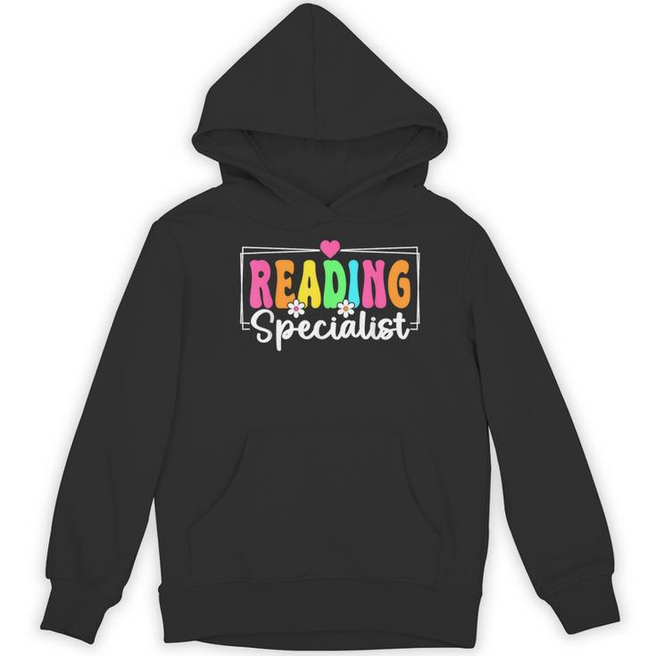 Reading Specialist Back To School Reading Teacher Women's Hoodie, novelty gifts, funny gifts