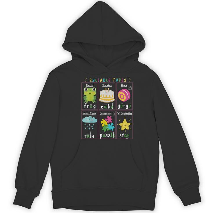 Reading Teacher Syllable Types Phonics Phonemic Awareness Women's Hoodie, novelty gifts, funny gifts Reading Teacher Syllable Types Phonics Phonemic Awareness Women's Hoodie, novelty gifts, funny gifts