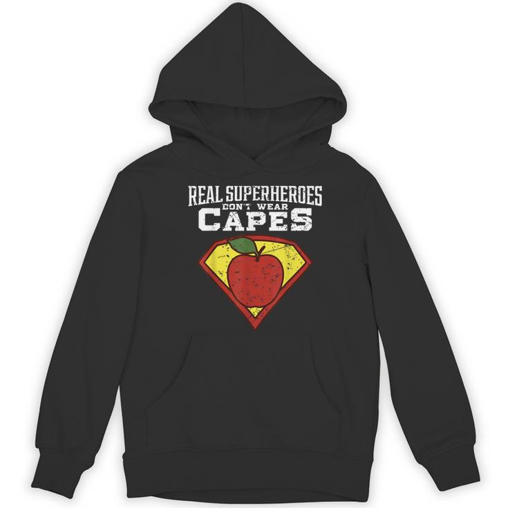 Real Superheroes Don't Wear Capes Teacher Shirt Teaching Te Women's Hoodie, novelty gifts, funny gifts Real Superheroes Don't Wear Capes Teacher Shirt Teaching Te Women's Hoodie, novelty gifts, funny gifts