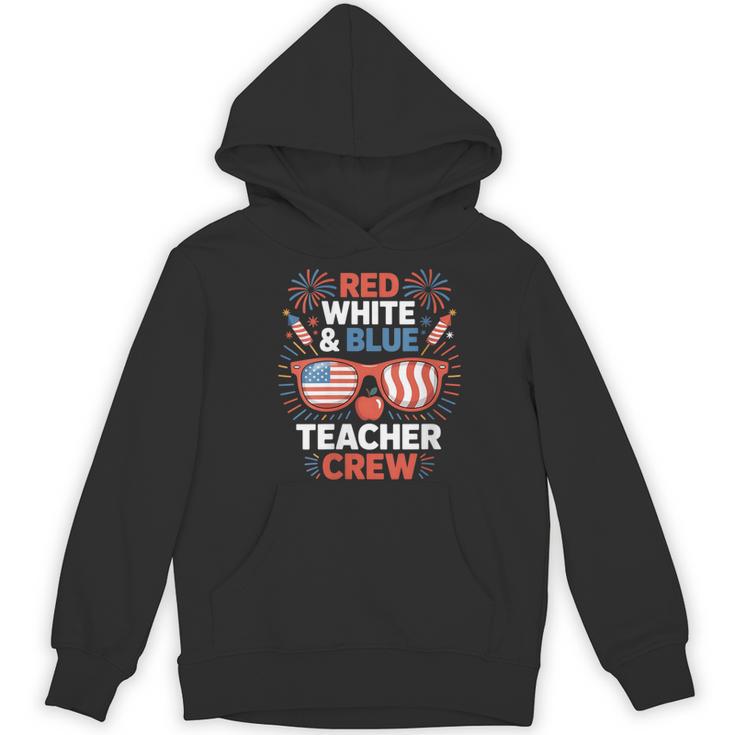 Red & Blue Teacher Crew Shirt 4th Of July Sunglasses Women's Hoodie, novelty gifts, funny gifts Red & Blue Teacher Crew Shirt 4th Of July Sunglasses Women's Hoodie, novelty gifts, funny gifts