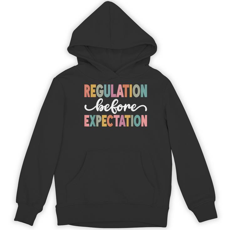 Regulation Before Expectation Cute ABA SPED Teacher Therapy Women's Hoodie, novelty gifts, funny gifts