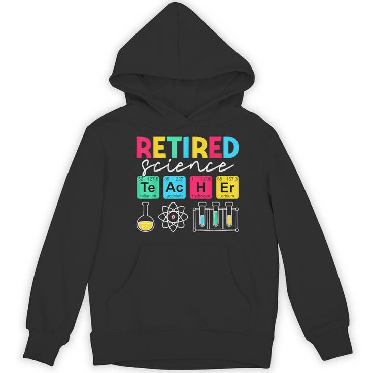 Retired Science Teacher Periodic Table Teacher Life Women's Hoodie, novelty gifts, funny gifts