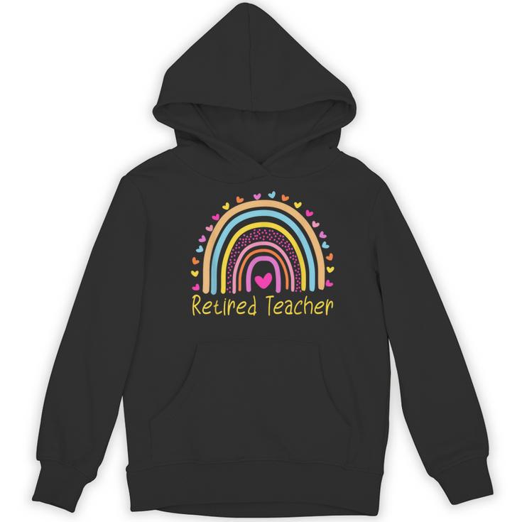 Retired Teacher Rainbow Women's Hoodie, novelty gifts, funny gifts Retired Teacher Rainbow Women's Hoodie, novelty gifts, funny gifts