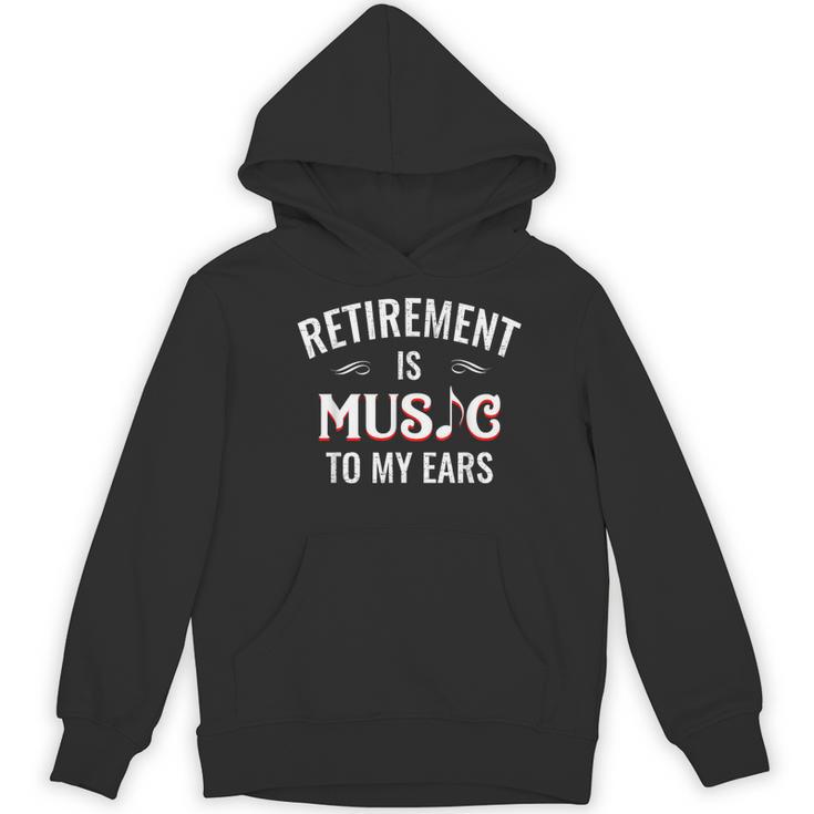 Retirement Is Music To My Ears Retired Music Teacher Women's Hoodie, novelty gifts, funny gifts Retirement Is Music To My Ears Retired Music Teacher Women's Hoodie, novelty gifts, funny gifts
