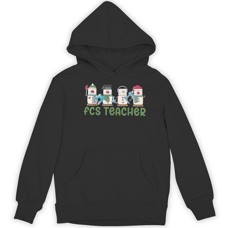 Retro Christmas Snowman FCS Teacher Family Consumer Science Women's Hoodie, novelty gifts, funny gifts Retro Christmas Snowman FCS Teacher Family Consumer Science Women's Hoodie, novelty gifts, funny gifts