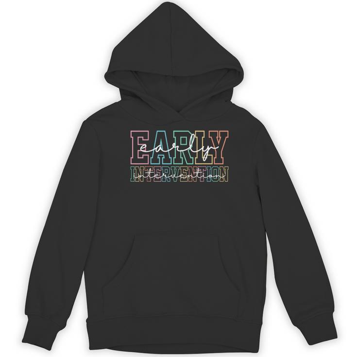 Retro Early Intervention Teacher Intervention Specialist Women's Hoodie, novelty gifts, funny gifts Retro Early Intervention Teacher Intervention Specialist Women's Hoodie, novelty gifts, funny gifts