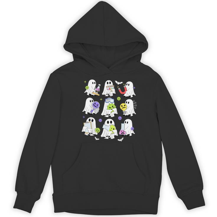 Retro Halloween Science Teacher Ghost Laboratory Teacher Women's Hoodie, novelty gifts, funny gifts Retro Halloween Science Teacher Ghost Laboratory Teacher Women's Hoodie, novelty gifts, funny gifts