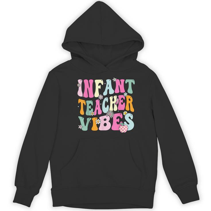 Retro Infant Teacher Vibes Women Daycare Teacher Women's Hoodie, novelty gifts, funny gifts