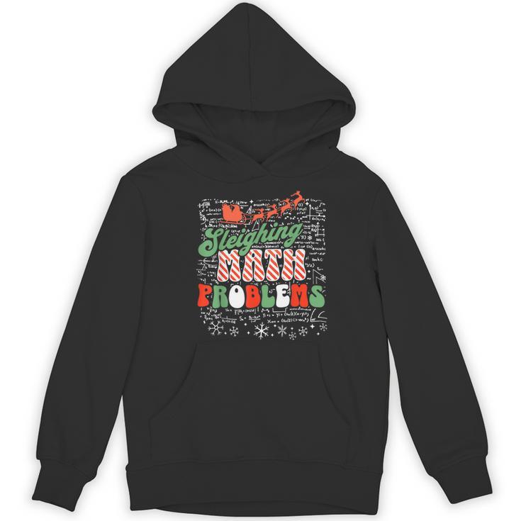 Retro Sleighing Math Problems Santa Math Teacher Christmas Women's Hoodie, novelty gifts, funny gifts Retro Sleighing Math Problems Santa Math Teacher Christmas Women's Hoodie, novelty gifts, funny gifts