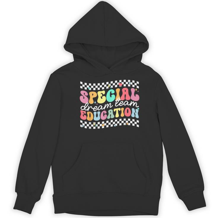 Retro Special Education Squad Groovy Dream Team SPED Teacher Women's Hoodie, novelty gifts, funny gifts Retro Special Education Squad Groovy Dream Team SPED Teacher Women's Hoodie, novelty gifts, funny gifts