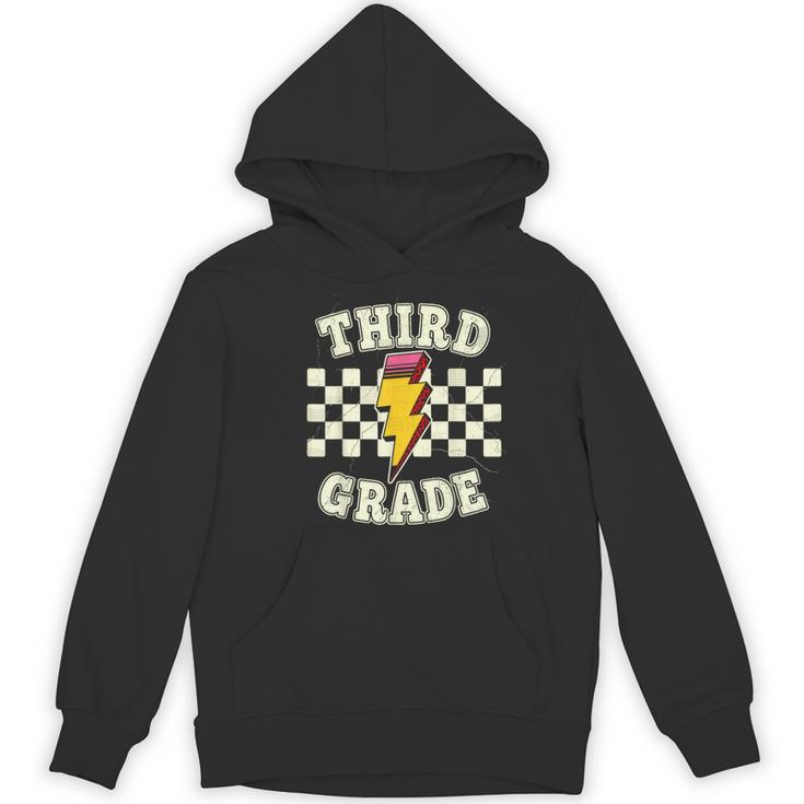 Retro Third Grade Teacher Lightning Bolt Pencil Teacher Kids Women's Hoodie, novelty gifts, funny gifts Retro Third Grade Teacher Lightning Bolt Pencil Teacher Kids Women's Hoodie, novelty gifts, funny gifts