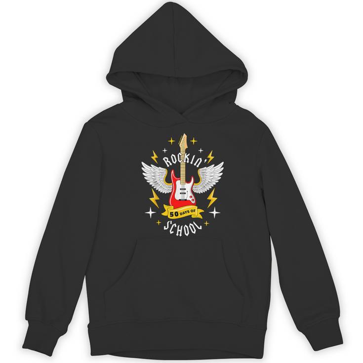 Rockin 50 Days Of School 50th Day Of School Teacher Student Men Women Girls Kids Women's Hoodie, novelty gifts, funny gifts Rockin 50 Days Of School 50th Day Of School Teacher Student Men Women Girls Kids Women's Hoodie, novelty gifts, funny gifts