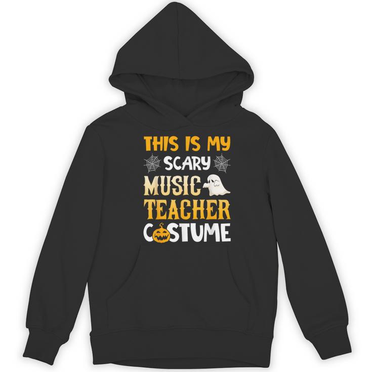 This Is My Scary Music Teacher Halloween Costumes Pajama Women's Hoodie, novelty gifts, funny gifts