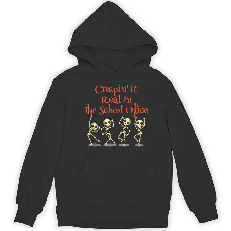 School Office Clerk Creepin' It Real HALLOWEEN Teacher Shirt Women's Hoodie, novelty gifts, funny gifts School Office Clerk Creepin' It Real HALLOWEEN Teacher Shirt Women's Hoodie, novelty gifts, funny gifts
