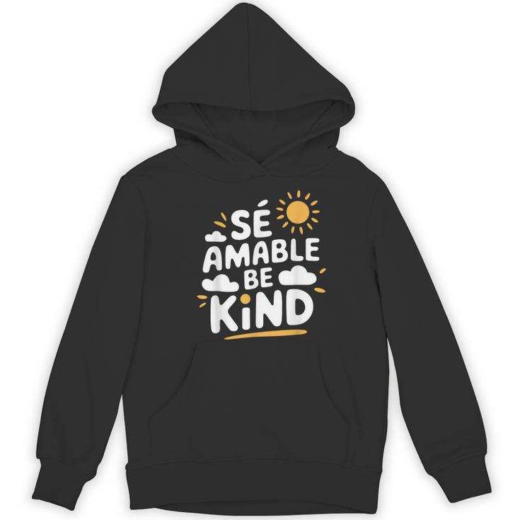 SÉ AMABLE Be Kind Bilingual Teacher Maestra Spanish Teacher Women's Hoodie, novelty gifts, funny gifts SÉ AMABLE Be Kind Bilingual Teacher Maestra Spanish Teacher Women's Hoodie, novelty gifts, funny gifts