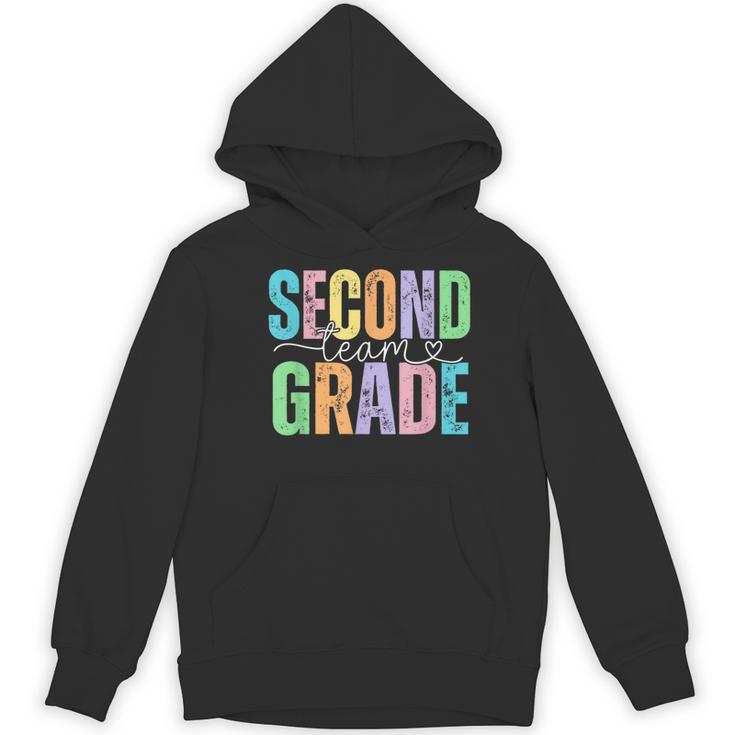 Second Grade Team Heart Teacher Student Back To School Girls Women's Hoodie, novelty gifts, funny gifts Second Grade Team Heart Teacher Student Back To School Girls Women's Hoodie, novelty gifts, funny gifts