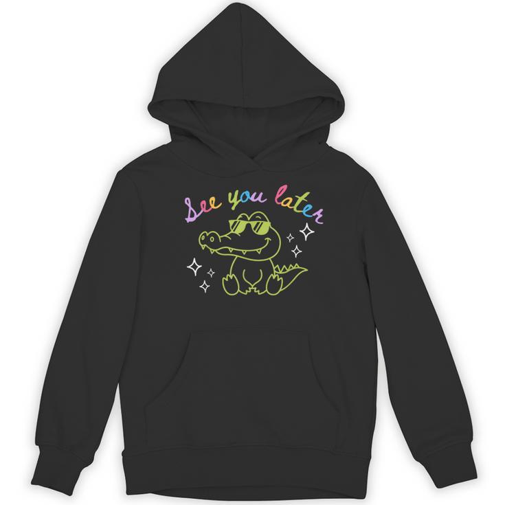 See You Later Teacher Summer Alligator Last Day Of School Women's Hoodie, novelty gifts, funny gifts