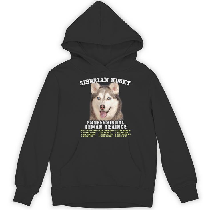 Siberian Husky Professional Human Trainer Women's Hoodie, novelty gifts, funny gifts