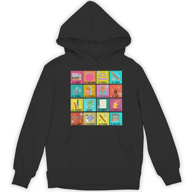 Spanish Teacher Back To School Maestra Dual Language Crew Women's Hoodie, novelty gifts, funny gifts Spanish Teacher Back To School Maestra Dual Language Crew Women's Hoodie, novelty gifts, funny gifts