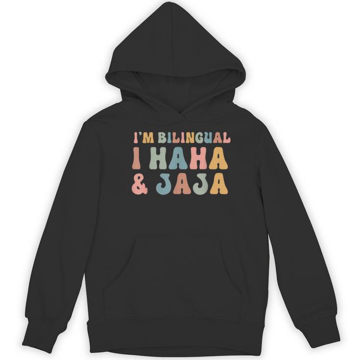 Spanish Teacher Groovy I'm Bilingual I Haha And Jaja Women's Hoodie, novelty gifts, funny gifts Spanish Teacher Groovy I'm Bilingual I Haha And Jaja Women's Hoodie, novelty gifts, funny gifts