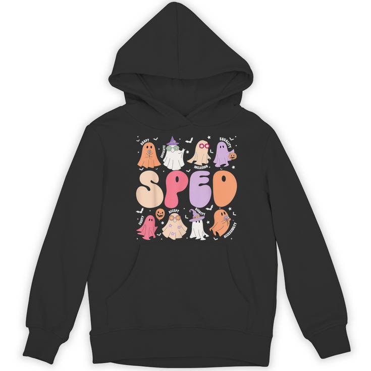 Special Education Teacher Ghosts Halloween SPED Teacher Women's Hoodie, novelty gifts, funny gifts