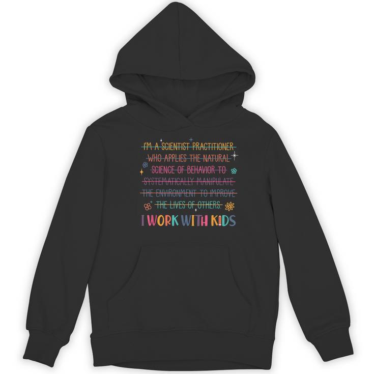Sped Teacher I Work With Kids Behavior Specialist ABA Women's Hoodie, novelty gifts, funny gifts