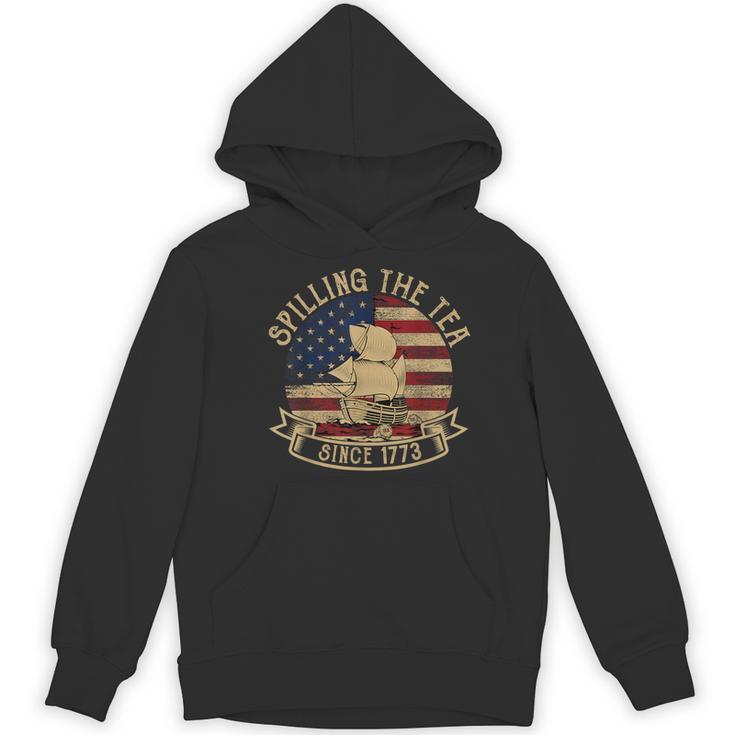 Spilling The Tea Since 1773 American History Teacher Vintage Women's Hoodie, novelty gifts, funny gifts