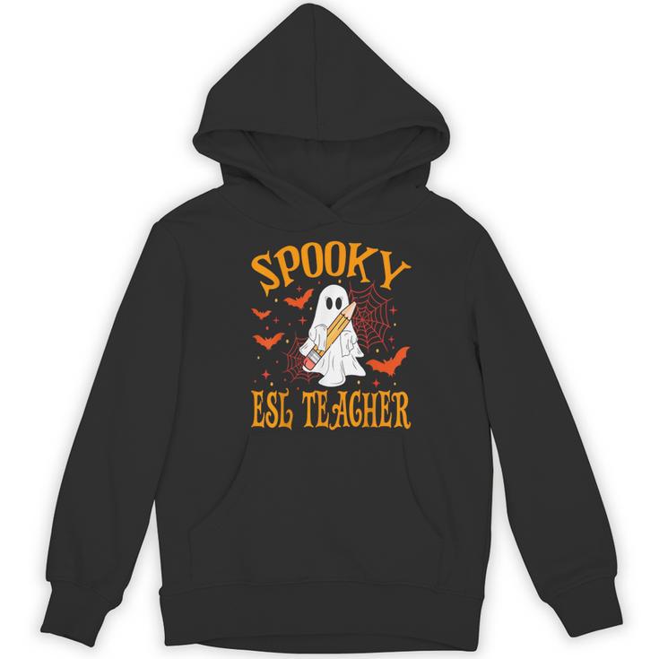 Spooky ESL Teacher Ghost Halloween School Women Women's Hoodie, novelty gifts, funny gifts Spooky ESL Teacher Ghost Halloween School Women Women's Hoodie, novelty gifts, funny gifts