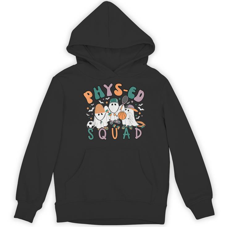 Spooky Ghost PE Teacher Squad Physical Education Halloween Women's Hoodie, novelty gifts, funny gifts Spooky Ghost PE Teacher Squad Physical Education Halloween Women's Hoodie, novelty gifts, funny gifts