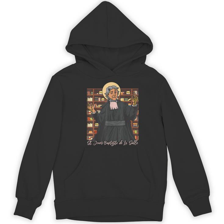 St Jean Baptiste De La Salle Patron Saint Education Teachers Women's Hoodie, novelty gifts, funny gifts