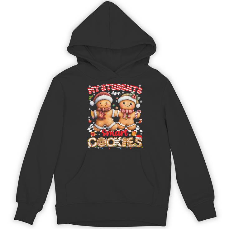 My Student Are Smart Cookies Pjs Christmas Xmas Teacher Women's Hoodie, novelty gifts, funny gifts