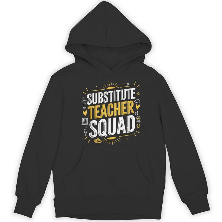 Substitute Teacher Squad Sub Teacher Substitute Teaching Women's Hoodie, novelty gifts, funny gifts Substitute Teacher Squad Sub Teacher Substitute Teaching Women's Hoodie, novelty gifts, funny gifts