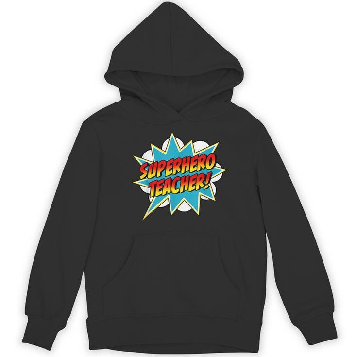 Superhero Teacher Retro Comic Teaching Superpower Women's Hoodie, novelty gifts, funny gifts Superhero Teacher Retro Comic Teaching Superpower Women's Hoodie, novelty gifts, funny gifts