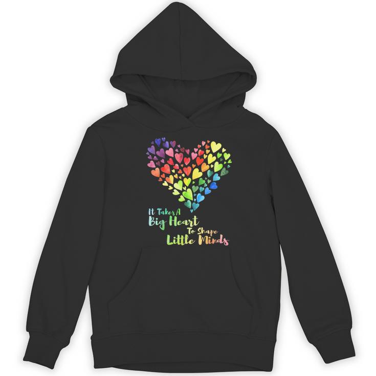 It Takes A Big Heart To Shape Little Minds Teacher Student Men Women Kids Women's Hoodie, novelty gifts, funny gifts