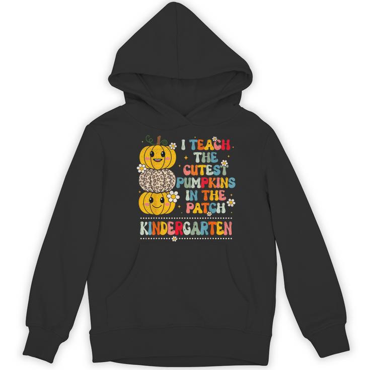 I Teach The Cutest Pumpkins Kindergarten Teacher Halloween Women's Hoodie, novelty gifts, funny gifts I Teach The Cutest Pumpkins Kindergarten Teacher Halloween Women's Hoodie, novelty gifts, funny gifts