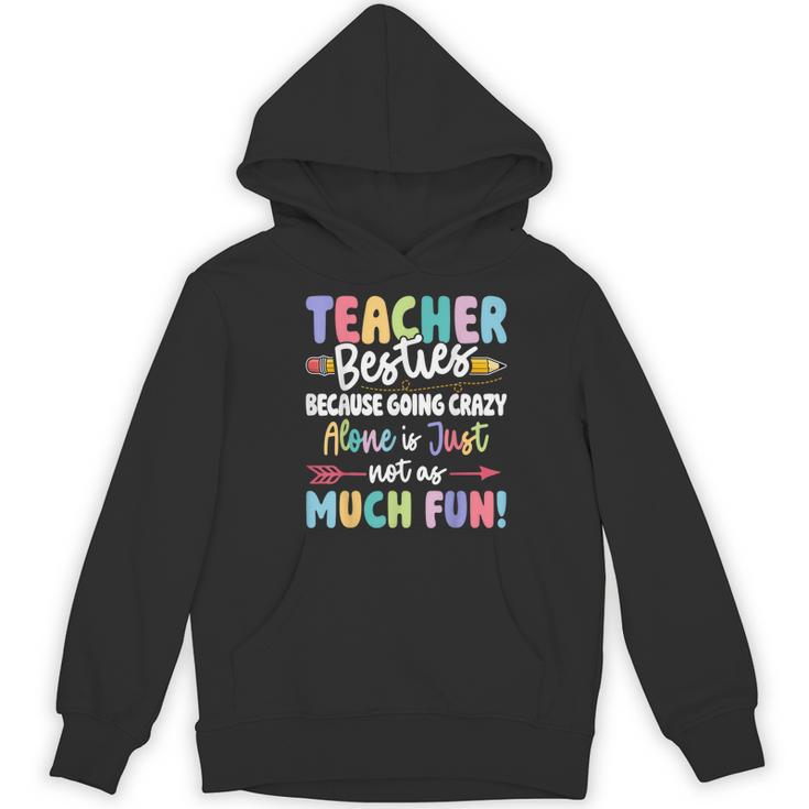 Teacher Besties Matching Teacher Besties Women's Hoodie, novelty gifts, funny gifts