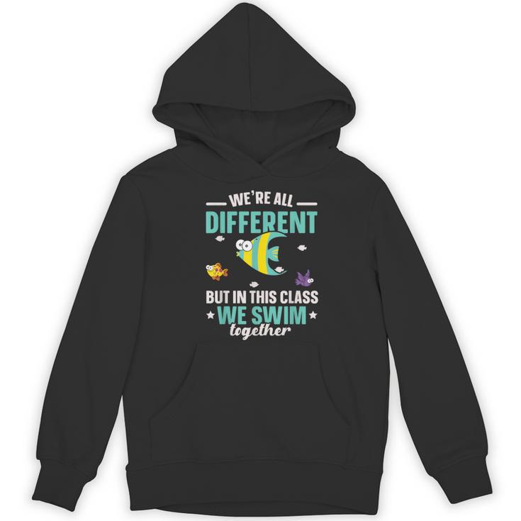 Teacher We All Different But In This Class We Swim Together Women's Hoodie, novelty gifts, funny gifts