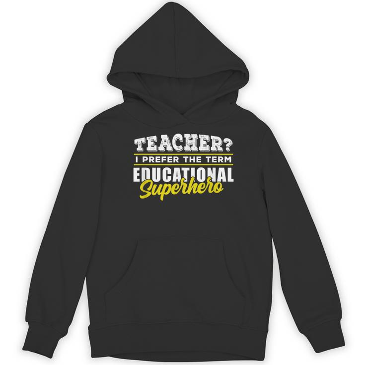 Teacher Educational Superhero School Teachers Women's Hoodie, novelty gifts, funny gifts