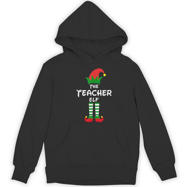The Teacher Elf Family Matching Group Idea Christmas Women's Hoodie, novelty gifts, funny gifts
