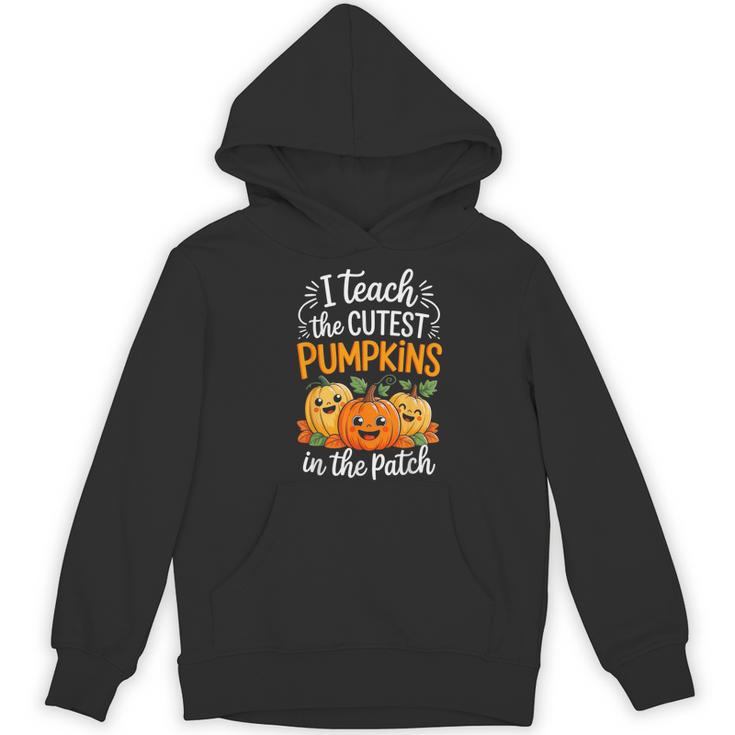 Teacher Halloween Pre-K Teacher Kindergarten Cutest Pumpkins Women's Hoodie, novelty gifts, funny gifts